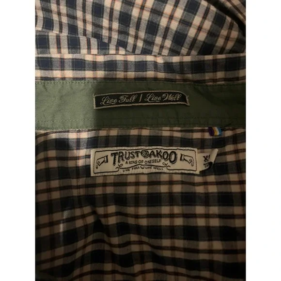 Live Full Live Well / AKOO Patched Soft Flannel Shirt‎ (XL) - Picture 6 of 7